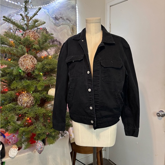 H&M black Jean jacket - Picture 3 of 7